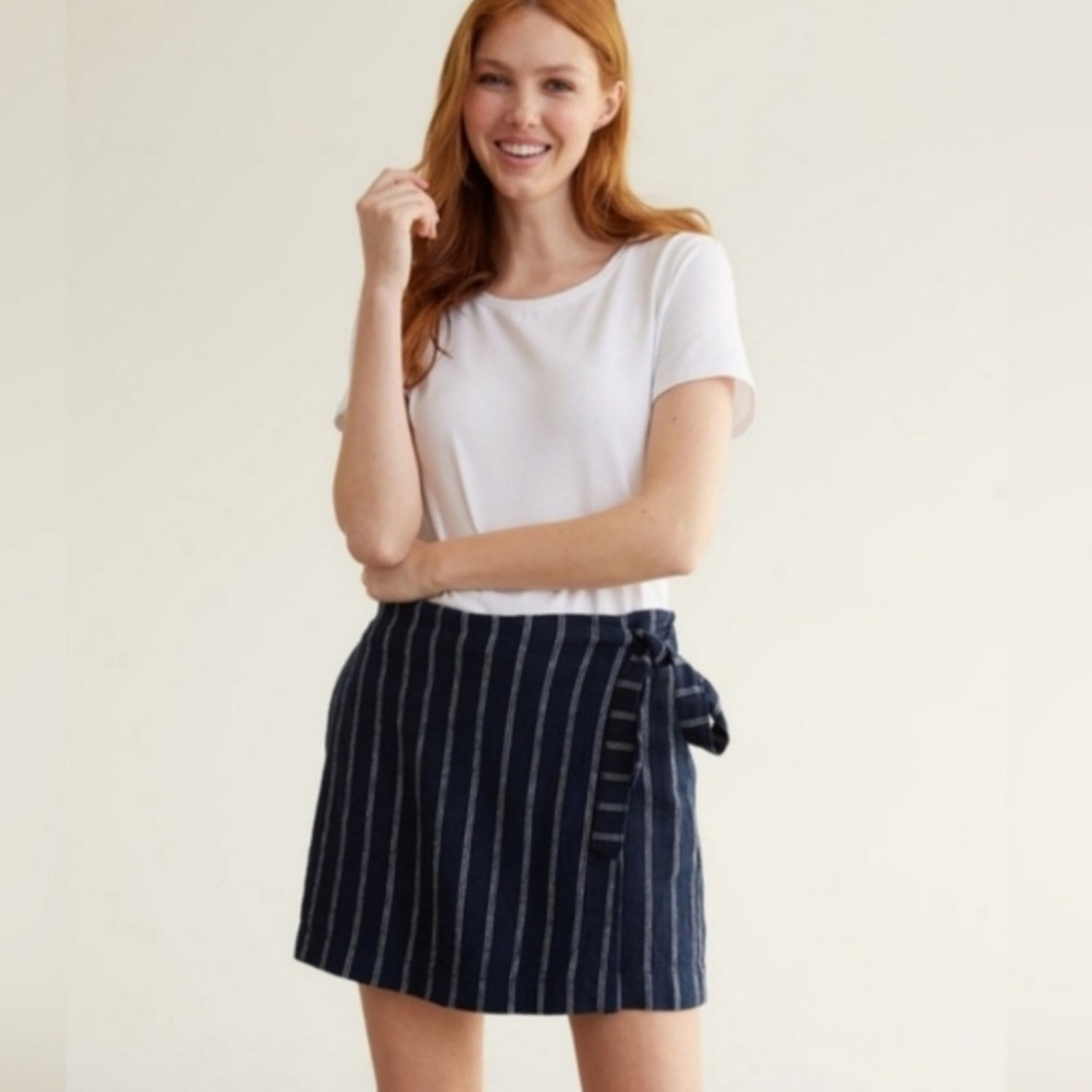 Navy Striped Skort (2 for $10 - Bundle and save)